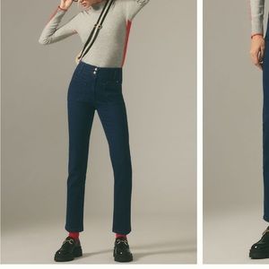 NWOT Anthropologie Maeve Junie High-Rise Slim Leg Jean